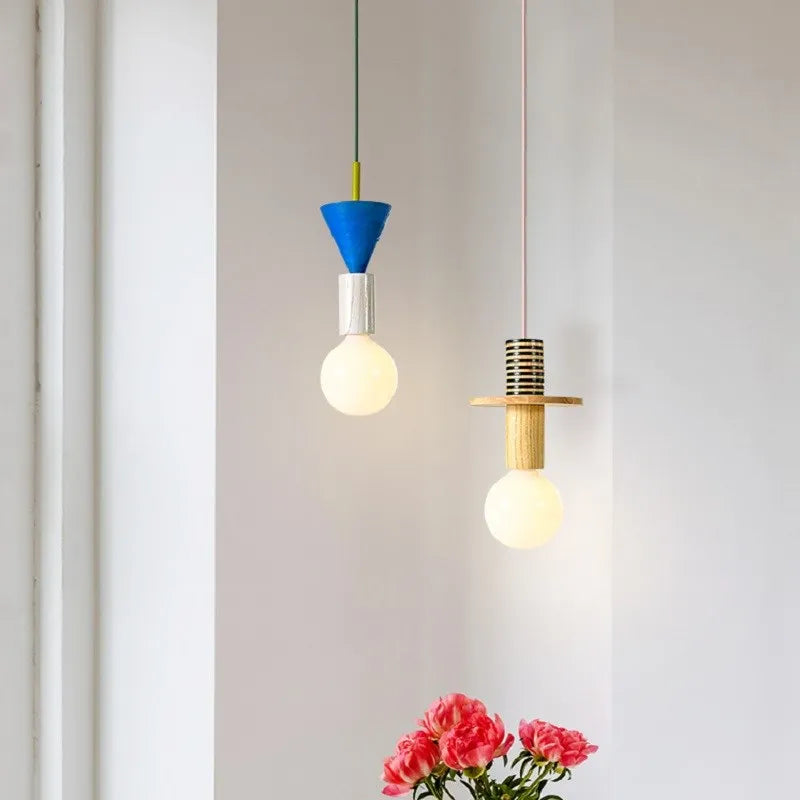 Modern Colorful Edison Bulb Pendant Light