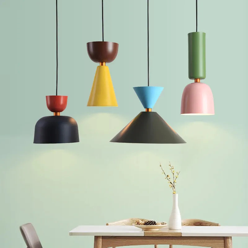 Nordic Colourful Macaron Pendant Light