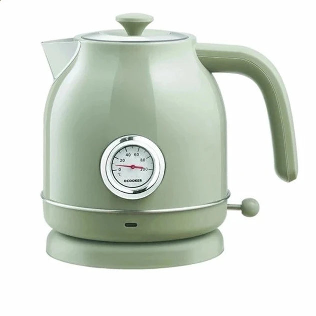 Minimalist Retro Electric Kettle 1.7L With Watch