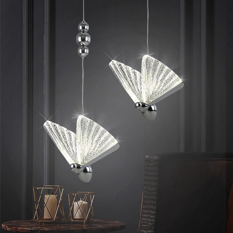 Industrial Modern Ceiling Butterfly Pendant Light