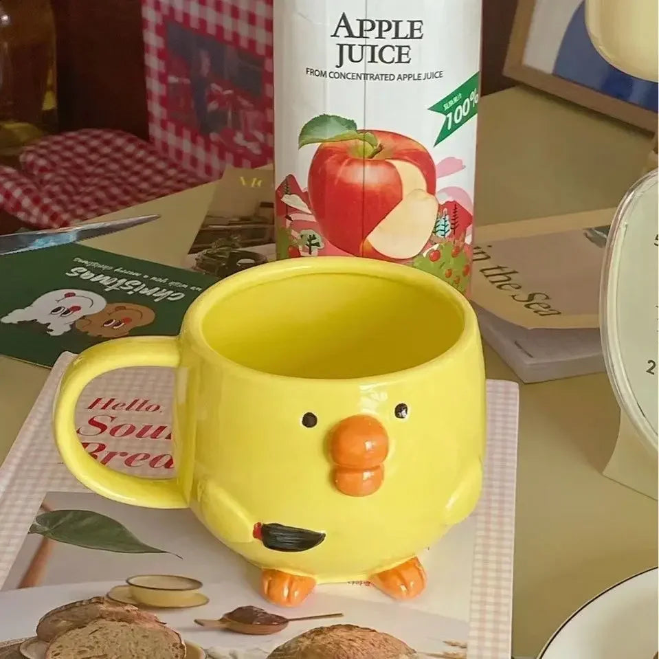 Cute Mug Dudu Chicken Ceramic Mug