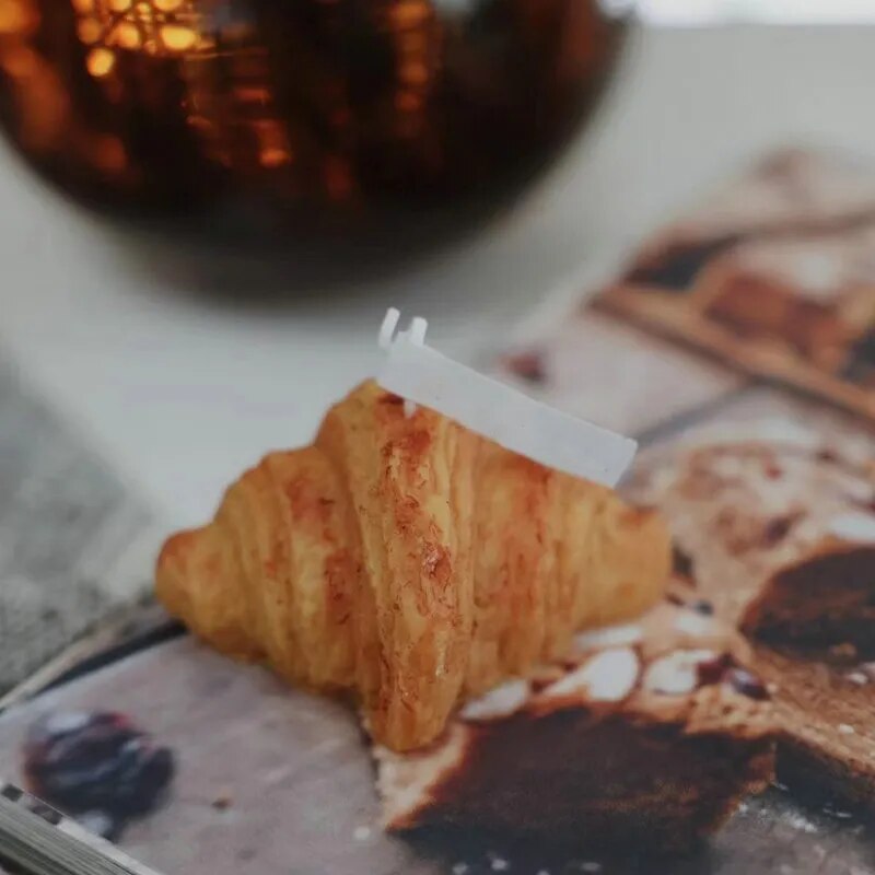 Croissant Candle Pastry Shaped Candle
