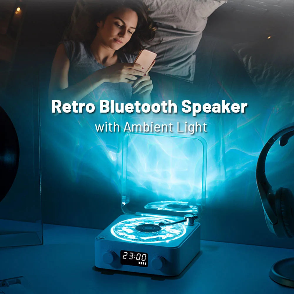 Retro Vinyl Record Player Therapy Speaker