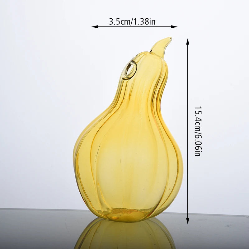 Minimalist Fruit Shaped Glass Vase