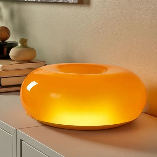 Retro Modern Glass Donut Wall Lamp