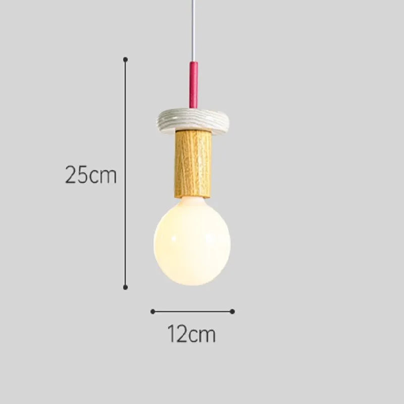 Modern Colorful Edison Bulb Pendant Light