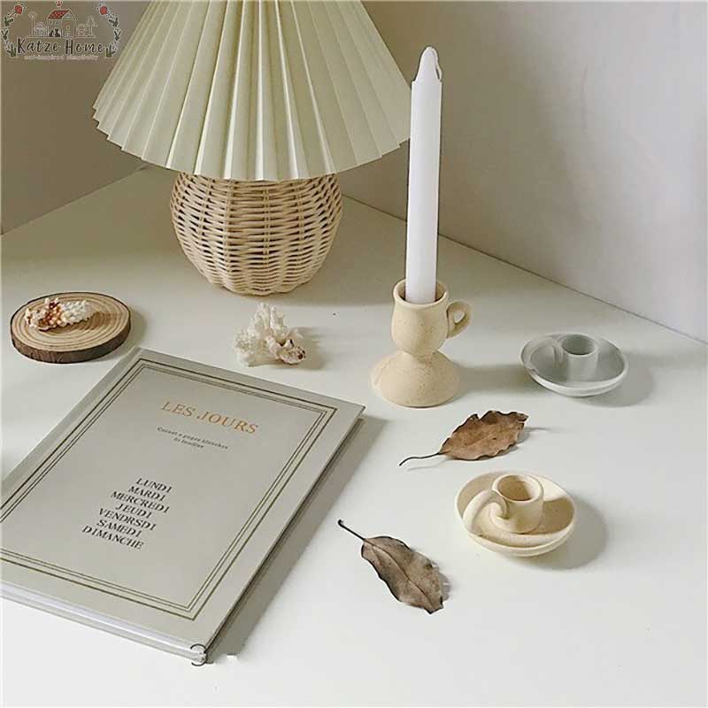 Nordic Style Swan Ceramic Candle Holder
