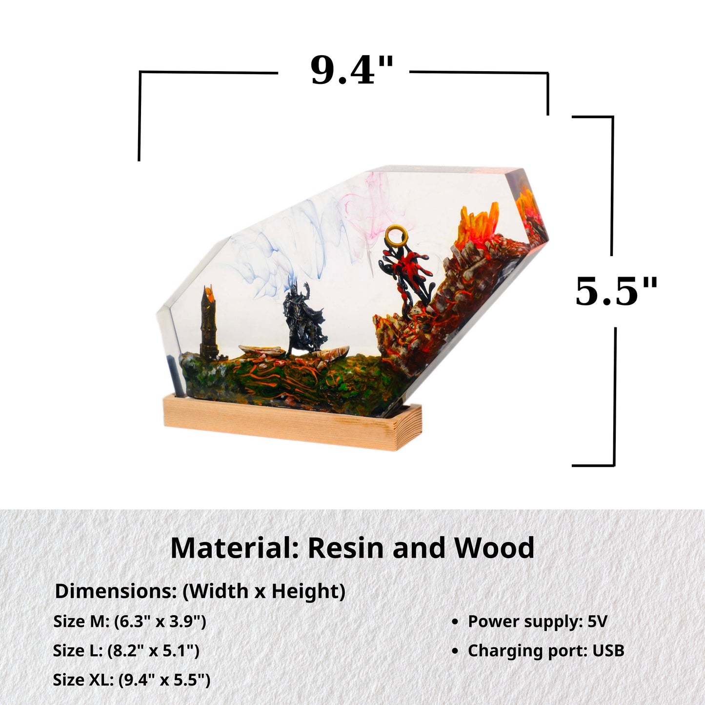 The Primary Antagonist Resin Lamp