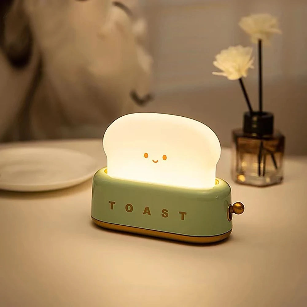 Toaster Table Lamp LED Night Light