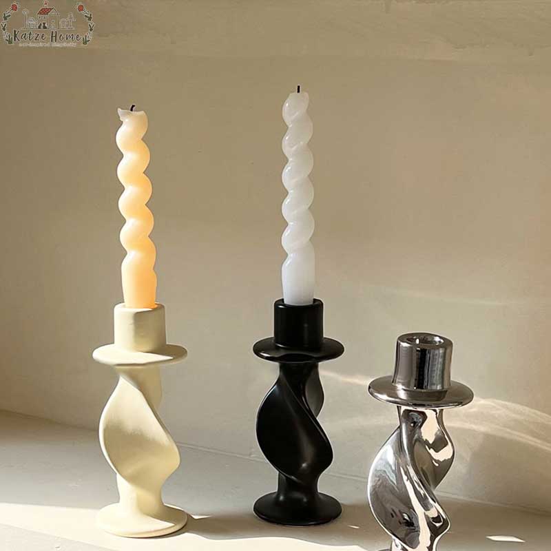 Twist Sculptural Candle Holder
