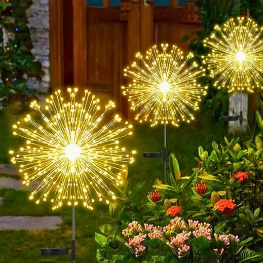 Beautiful Outdoor Solar Firework Garden Lights