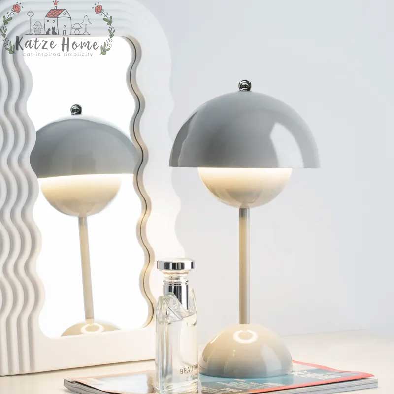 Aesthetic Mid Century Mushroom Lamp