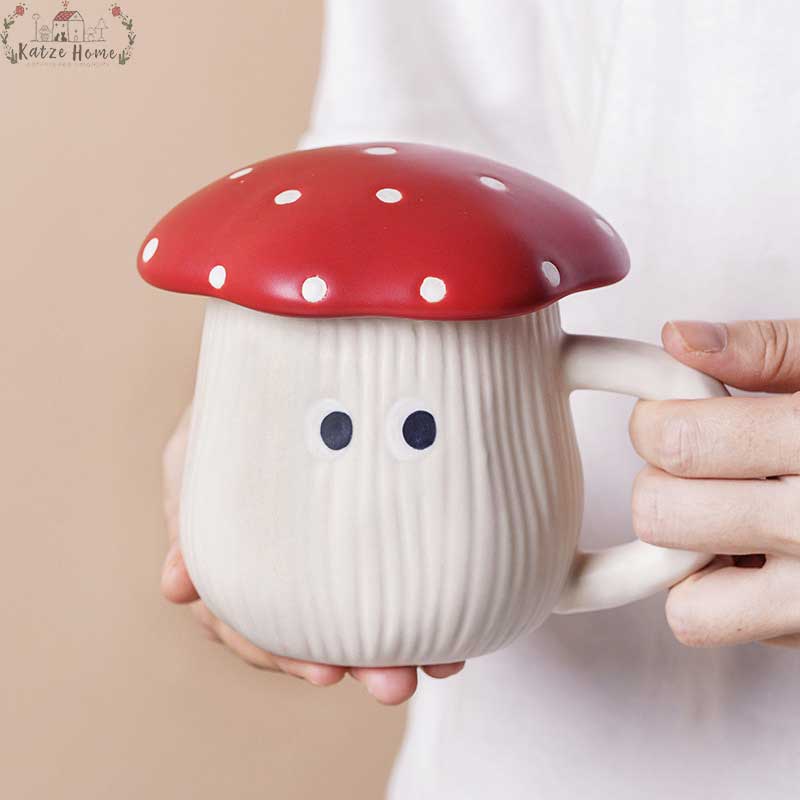 Cottagecore Ceramic Mushroom Tableware