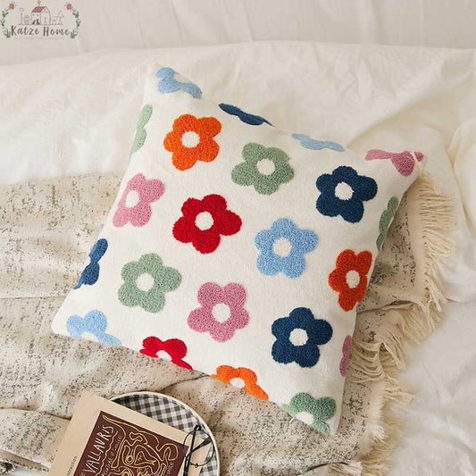 Cottagecore Vintage Daisy Floral Pillow Covers