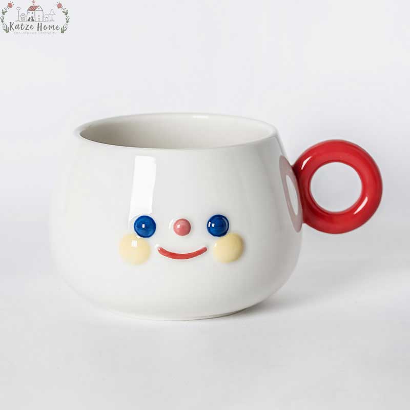 Funny Ceramic Cartoon Smile Mug