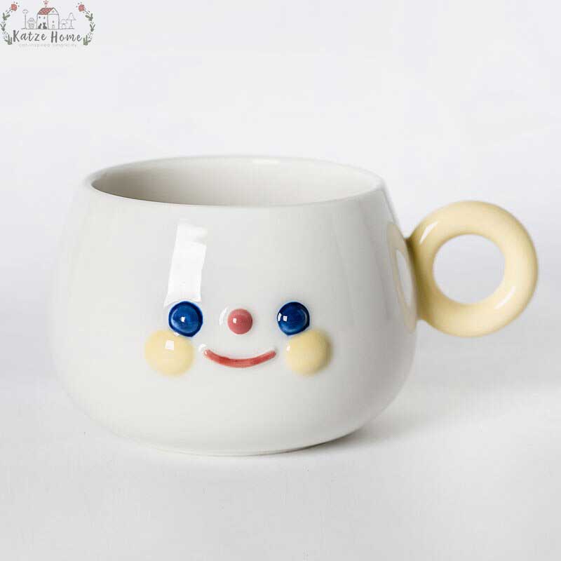 Funny Ceramic Cartoon Smile Mug