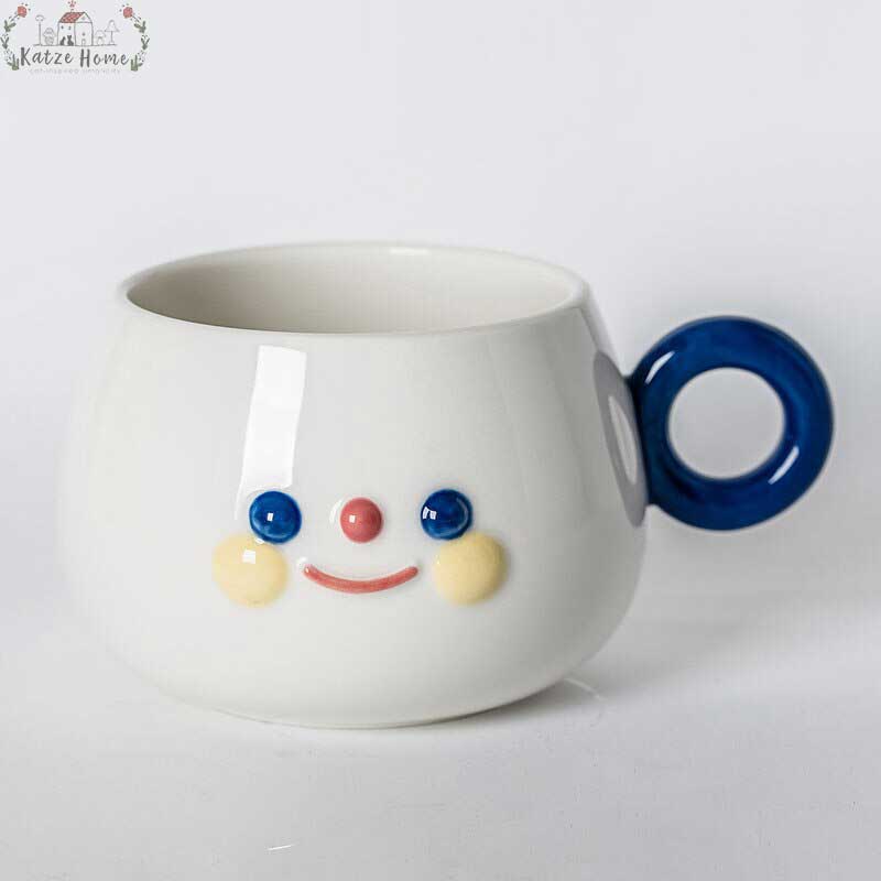 Funny Ceramic Cartoon Smile Mug