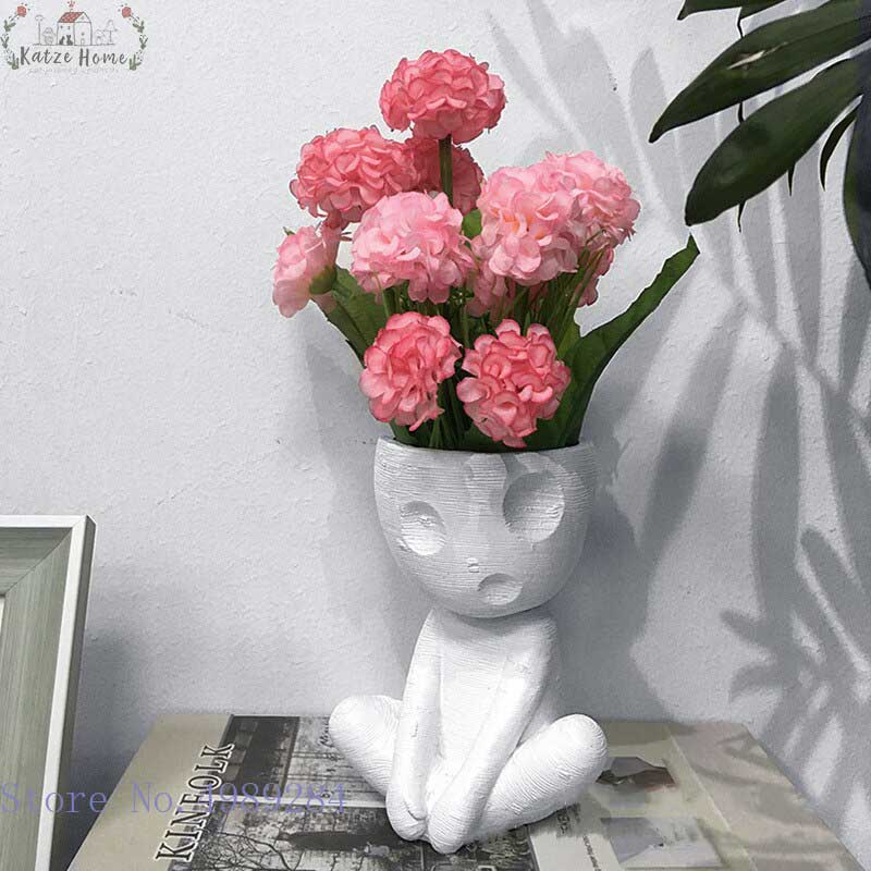 Japanese Spirited Away Resin Kodama Planter Pot for Succulents