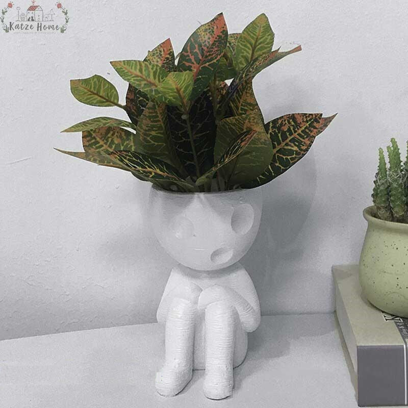 Japanese Spirited Away Resin Kodama Planter Pot for Succulents