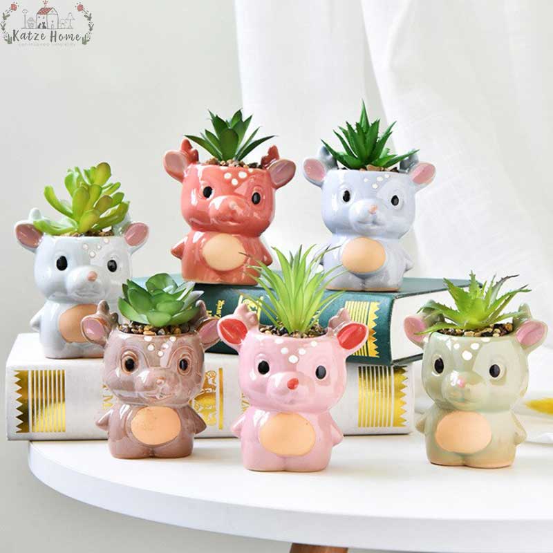 Mini Deer Planter Pot for Air Plants