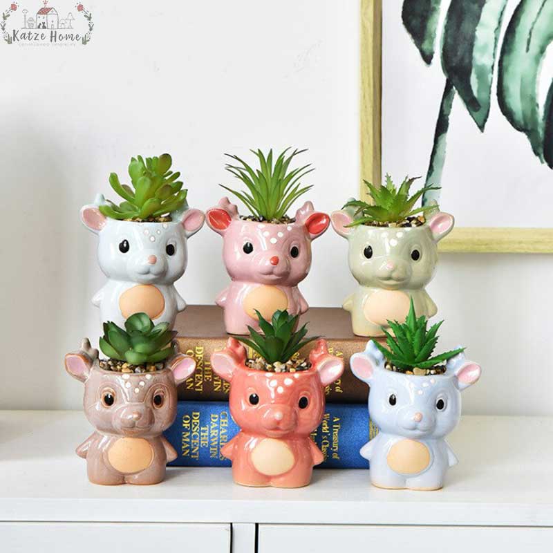 Mini Deer Planter Pot for Air Plants