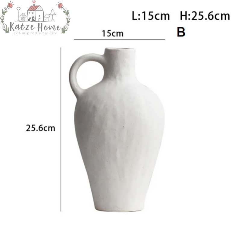 Minimalist Ceramic Boho Flower Vases