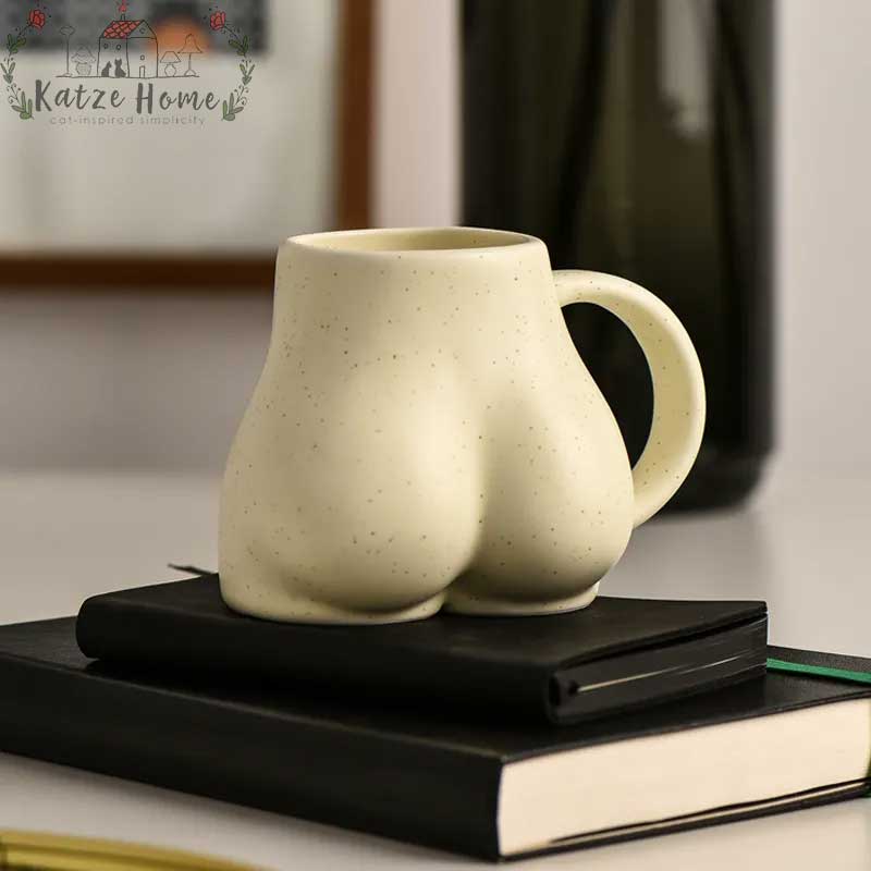 Minimalist Ceramic Chubby Butt Mug