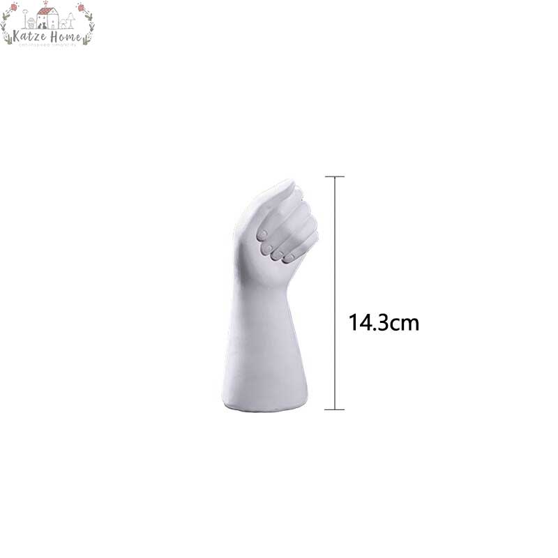 Modern Ceramic Hand Shaped Body Vase