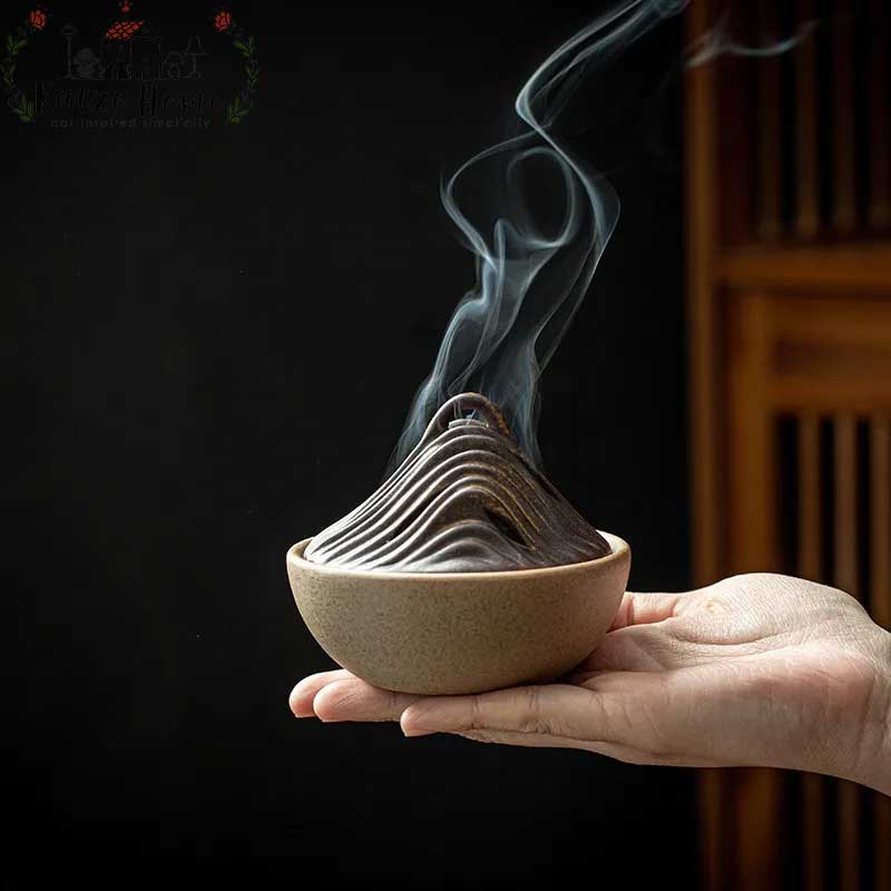 Mono Mountain Ceramic Incense Holder