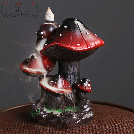 Mysterious Resin Mushroom Incense Burner