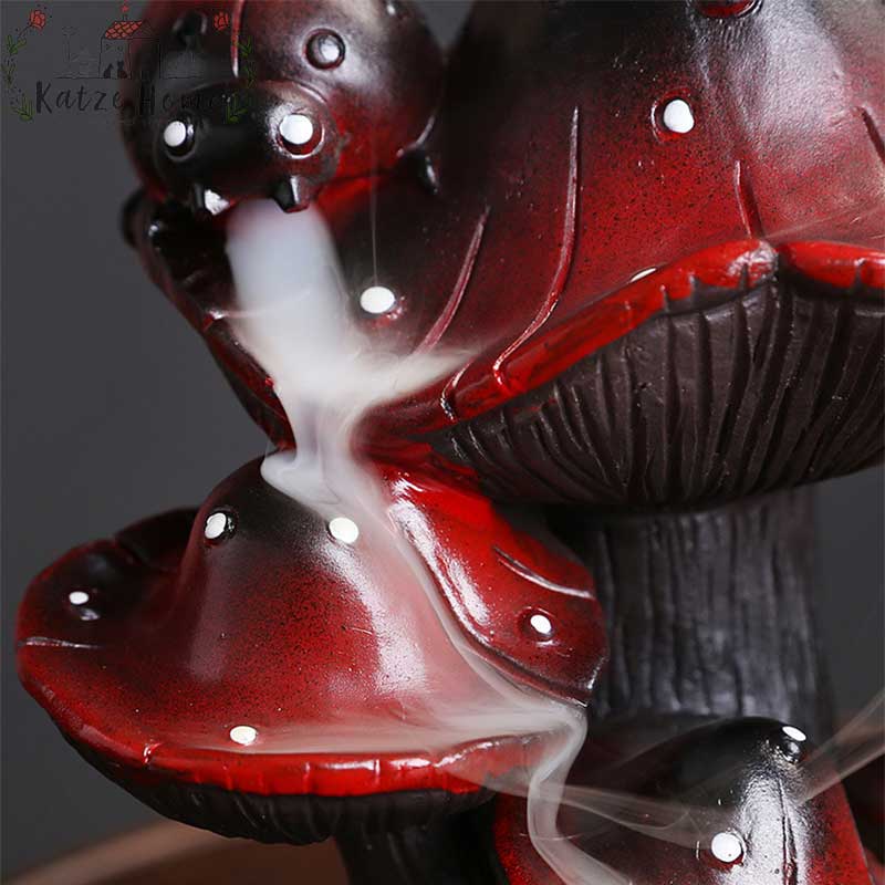 Mysterious Resin Mushroom Incense Burner