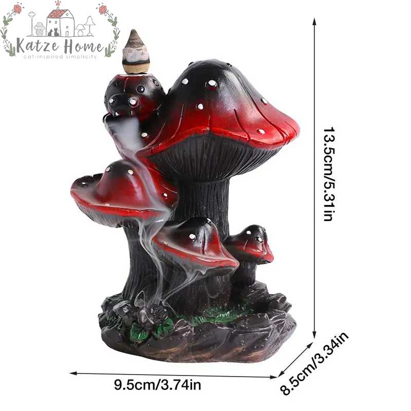 Mysterious Resin Mushroom Incense Burner