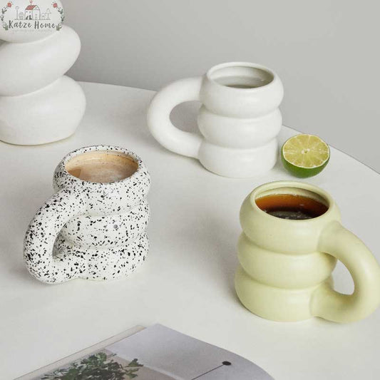 Nordic Ceramic Chubby Bubble Mug