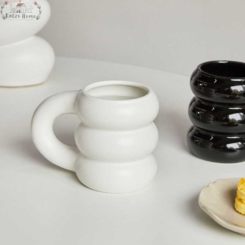 Nordic Ceramic Chubby Bubble Mug