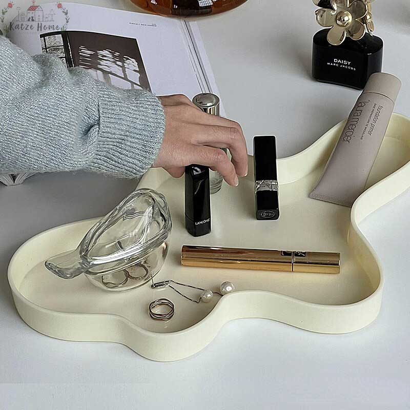 Pastel Aesthetic Irregular Decorative Acrylic Bed Tray