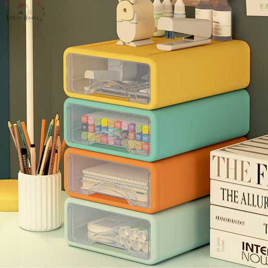 Pastel Clear Desk Organizer