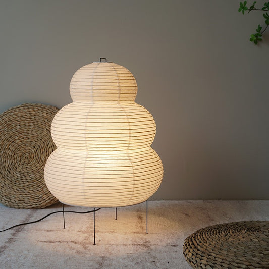 Japanese Paper Lantern Floor Lamp