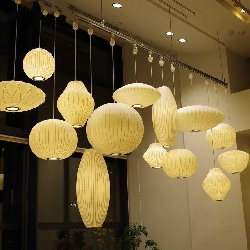 Denmark Designer Silk Pendant Lamp
