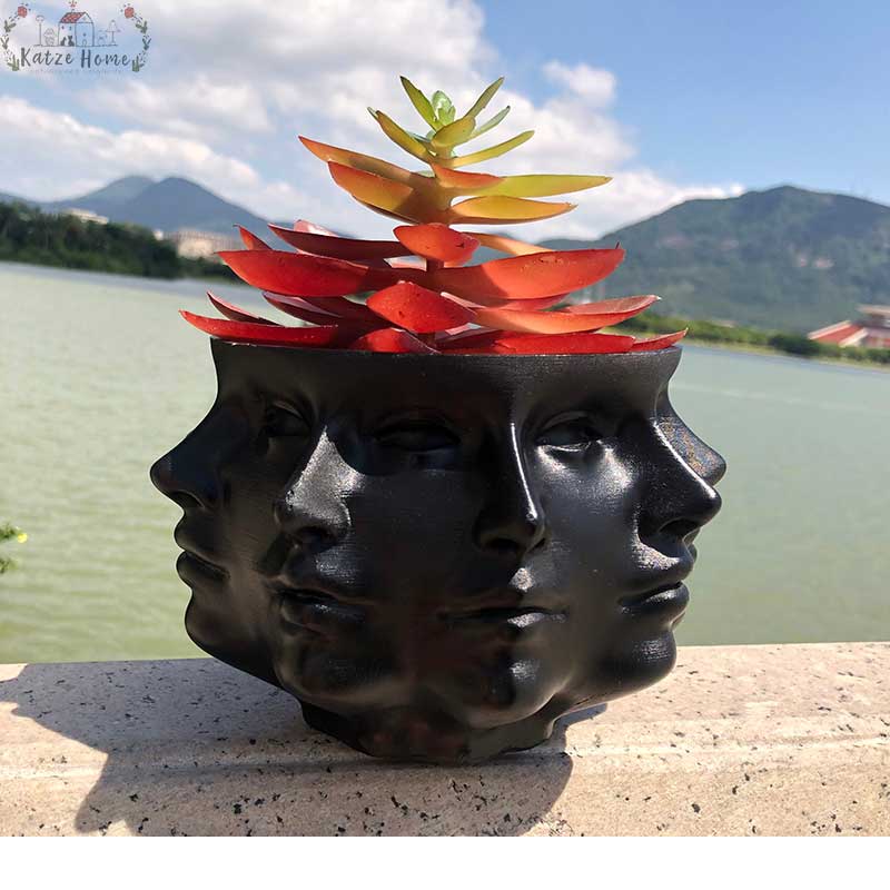 Sustainable Plastic Perpetual Multi Face Vase