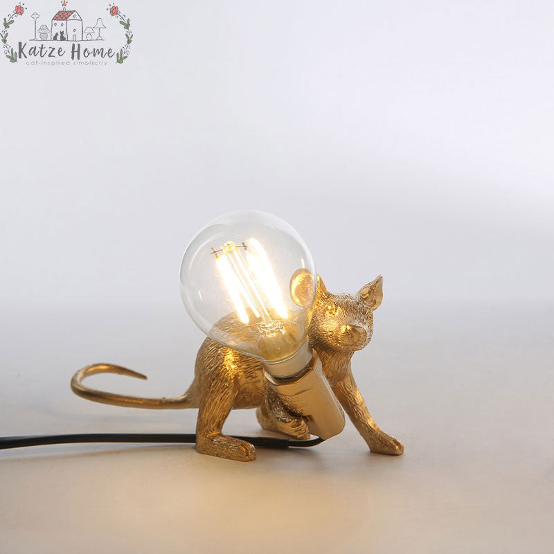 Vintage Mice Lamp - Mouse Night Light