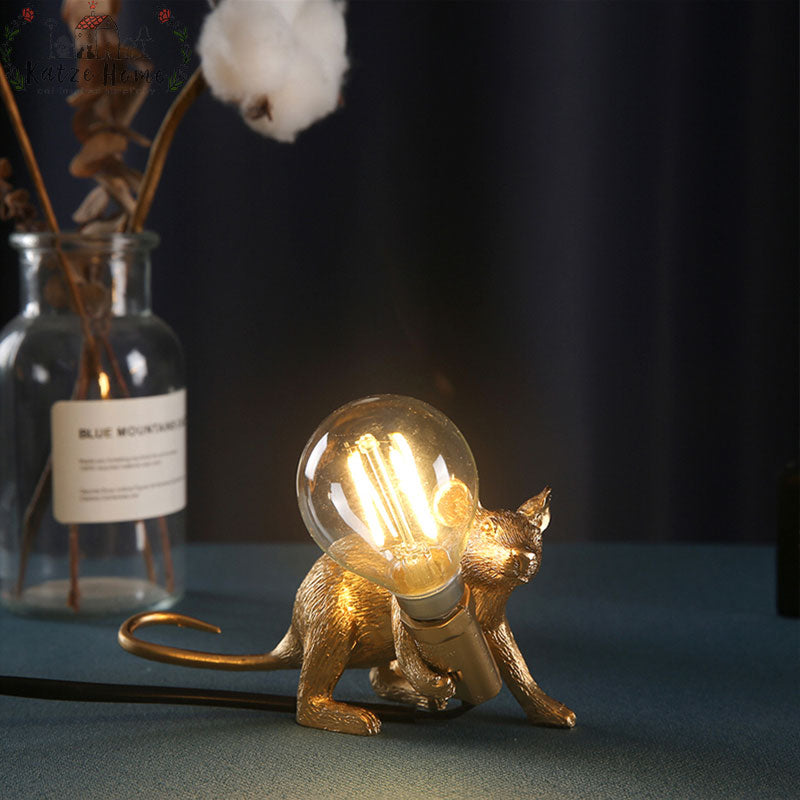 Vintage Mice Lamp - Mouse Night Light